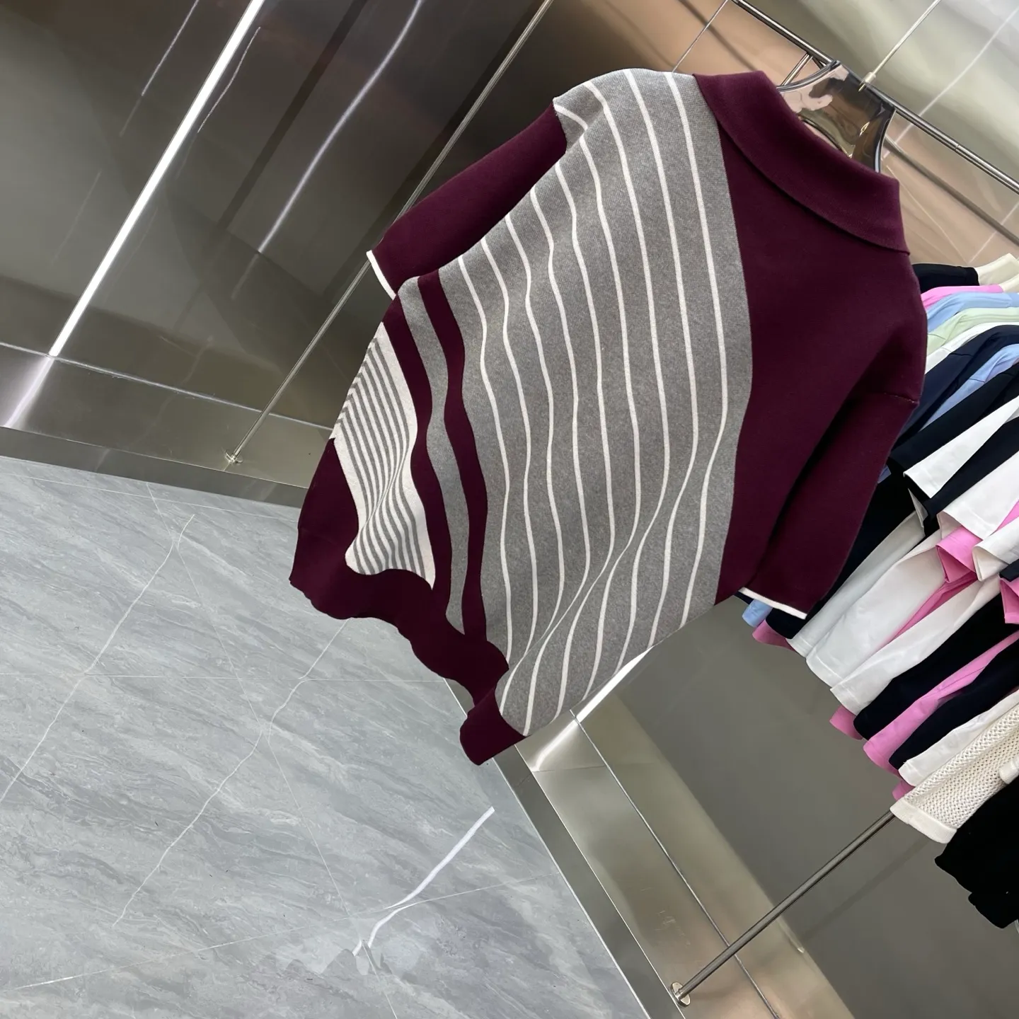 CASABLANCA Casablanca Sweater New Arrival Original development, comfortable upper body, imported equipment, original high-density embroidered seal, two-color splicing, hand-sewn cuffs + hem, OEM by domestic first-line brand Factory, impeccable workmanship Sizes: S M L XL